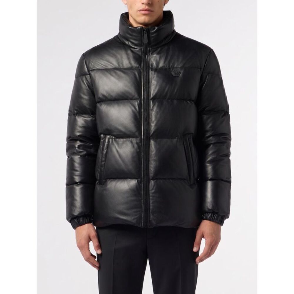 Philipp Plein Men Lambskin Down Jacket Philipp Plein